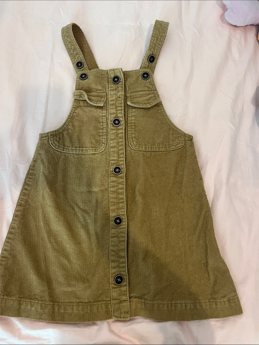Zara Kids Brown Pinafore Dress